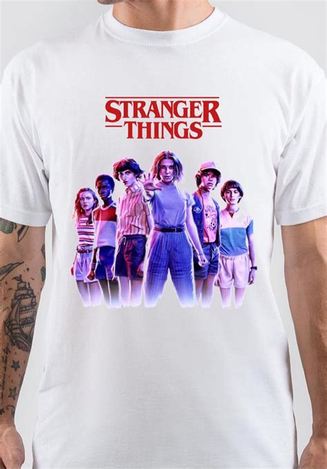 stranger things t shirt trendyol